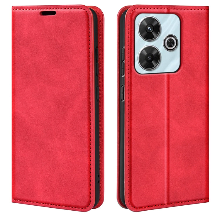 Retro-skin Magnetic Suction Leather Phone Case, Series 1