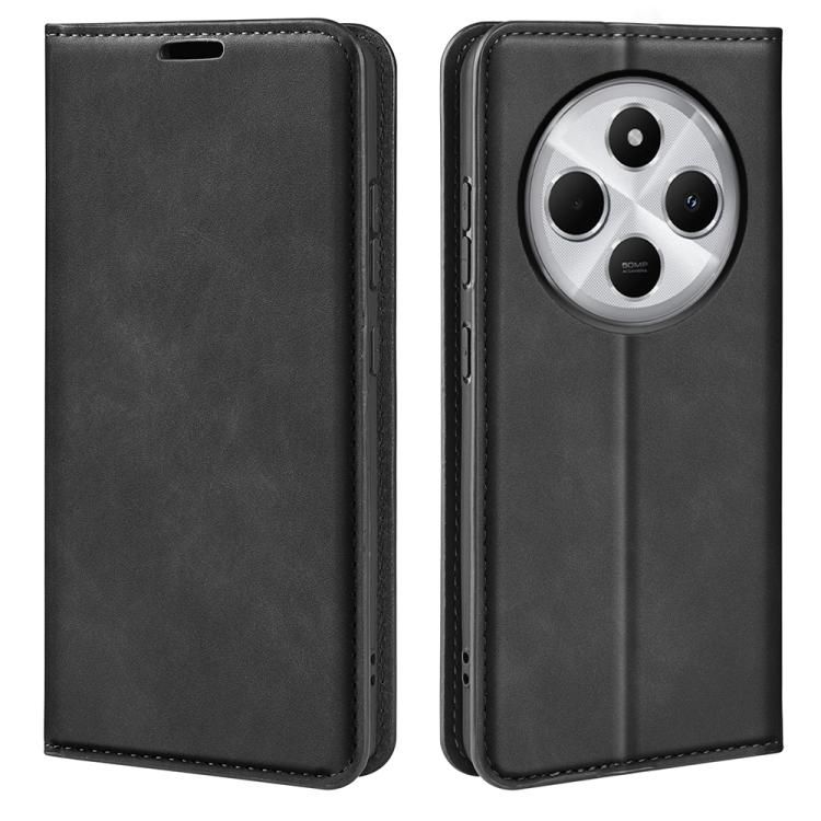 Retro-skin Magnetic Suction Leather Phone Case