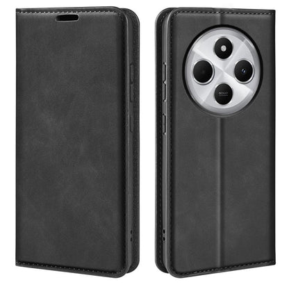 Retro-skin Magnetic Suction Leather Phone Case