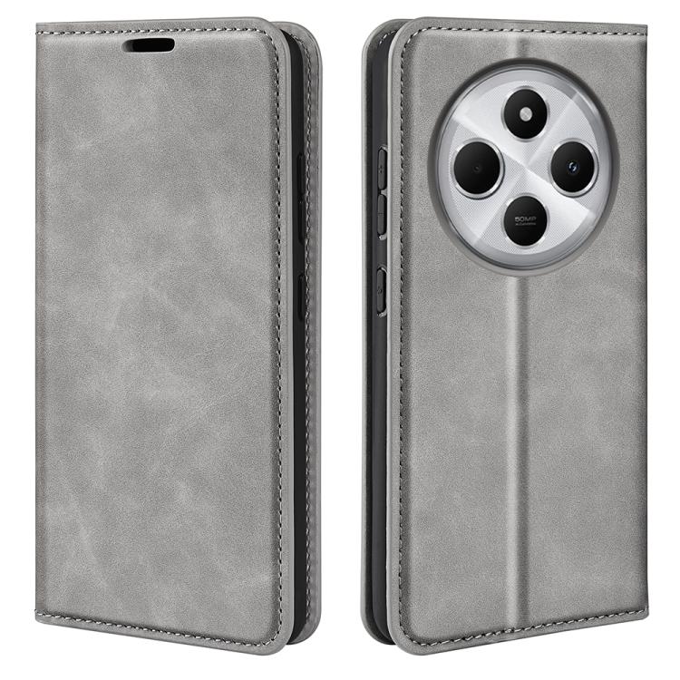 Retro-skin Magnetic Suction Leather Phone Case