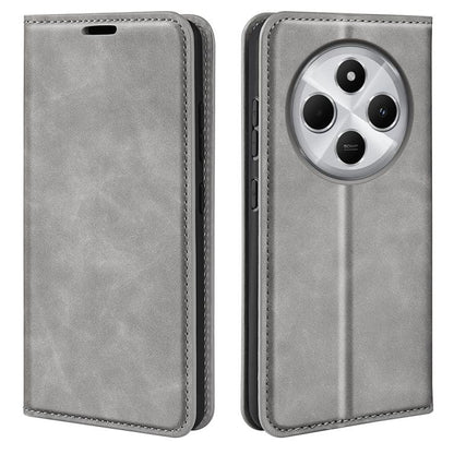 Retro-skin Magnetic Suction Leather Phone Case