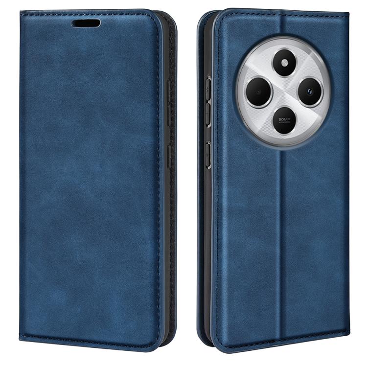 Retro-skin Magnetic Suction Leather Phone Case