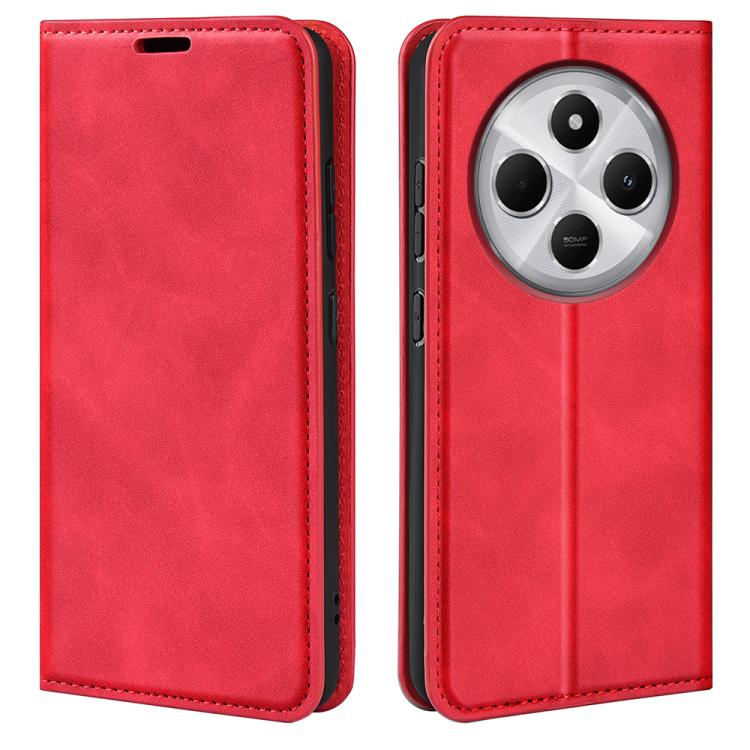 Retro-skin Magnetic Suction Leather Phone Case