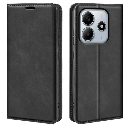 Retro-skin Magnetic Suction Leather Phone Case