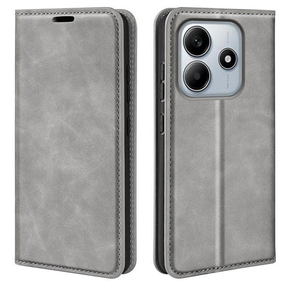 Retro-skin Magnetic Suction Leather Phone Case, For Xiaomi Redmi Note 14 5G, For Xiaomi Redmi Note 14 Pro+ 5G, For Xiaomi Redmi Note 14 Pro 5G, For Xiaomi 14T Pro