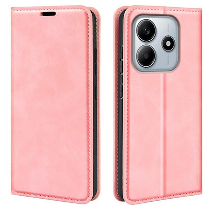 Retro-skin Magnetic Suction Leather Phone Case, For Xiaomi Redmi Note 14 5G, For Xiaomi Redmi Note 14 Pro+ 5G, For Xiaomi Redmi Note 14 Pro 5G, For Xiaomi 14T Pro