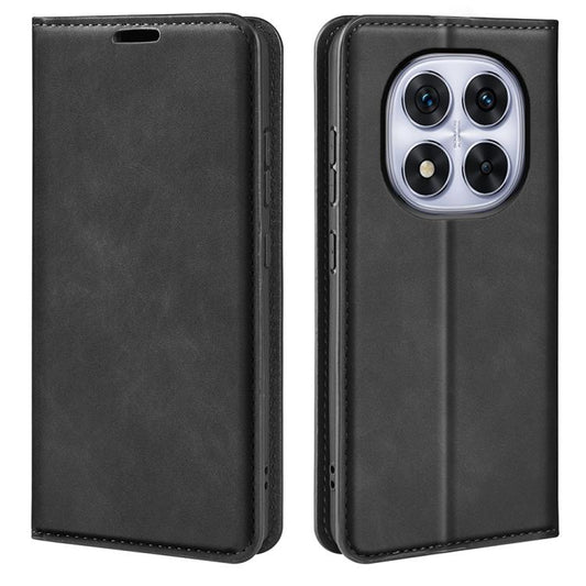 Retro-skin Magnetic Suction Leather Phone Case