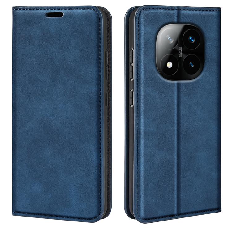 Retro-skin Magnetic Suction Leather Phone Case