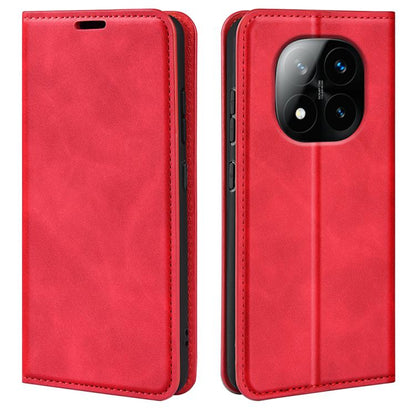 Retro-skin Magnetic Suction Leather Phone Case, For Xiaomi Redmi Note 14 5G, For Xiaomi Redmi Note 14 Pro+ 5G, For Xiaomi Redmi Note 14 Pro 5G, For Xiaomi 14T Pro