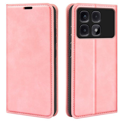 Retro-skin Magnetic Suction Leather Phone Case
