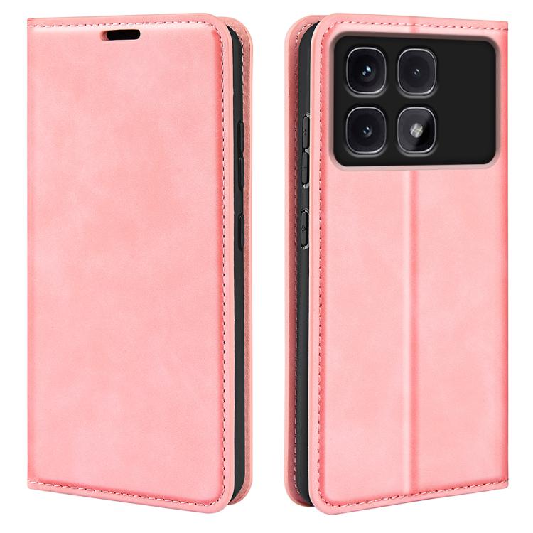 Retro-skin Magnetic Suction Leather Phone Case, For Xiaomi 14T, For Xiaomi Redmi 14C 4G, For Xiaomi Redmi K70 Ultra, For Xiaomi Redmi Note 13R