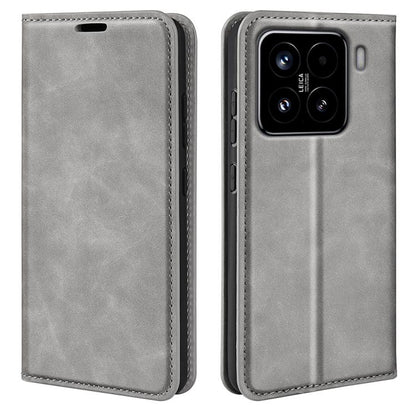 Retro-skin Magnetic Suction Leather Phone Case, For Xiaomi Redmi Note 14 Pro 4G, For Redmi Note 14 4G 163.25mm, For Xiaomi 15 Pro, For Xiaomi 15