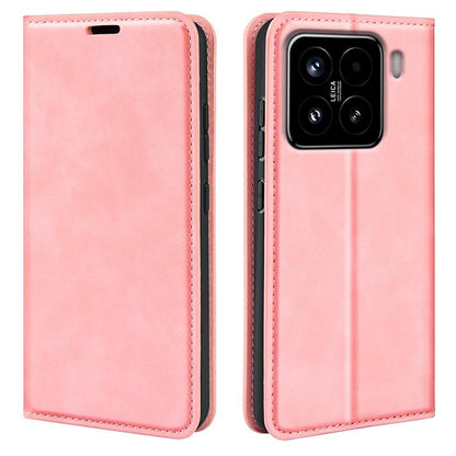 Retro-skin Magnetic Suction Leather Phone Case, For Xiaomi Redmi Note 14 Pro 4G, For Redmi Note 14 4G 163.25mm, For Xiaomi 15 Pro, For Xiaomi 15