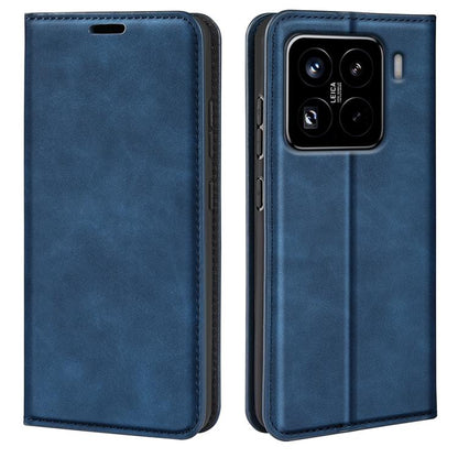 Retro-skin Magnetic Suction Leather Phone Case