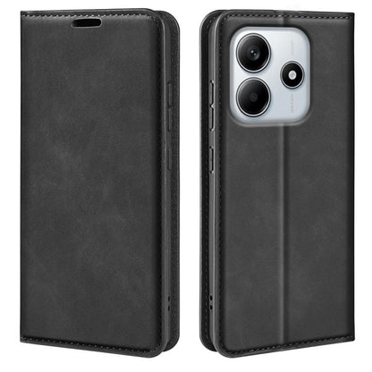 Retro-skin Magnetic Suction Leather Phone Case