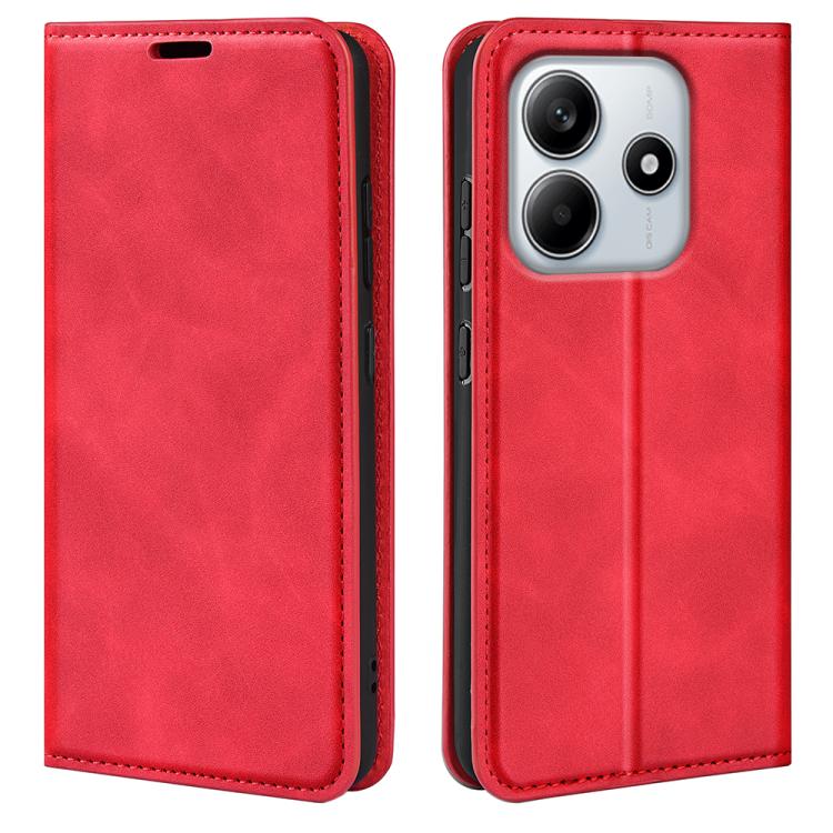Retro-skin Magnetic Suction Leather Phone Case