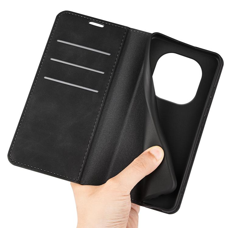 Retro-skin Magnetic Suction Leather Phone Case, For Xiaomi Redmi Note 14 Pro 4G, For Redmi Note 14 4G 163.25mm, For Xiaomi 15 Pro, For Xiaomi 15