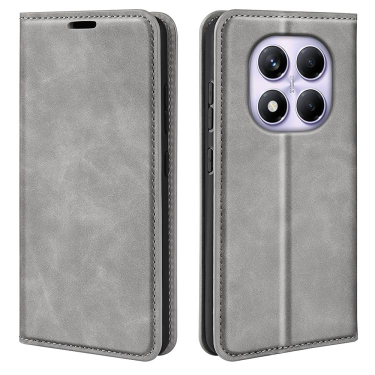 Retro-skin Magnetic Suction Leather Phone Case, For Xiaomi Redmi Note 14 Pro 4G, For Redmi Note 14 4G 163.25mm, For Xiaomi 15 Pro, For Xiaomi 15