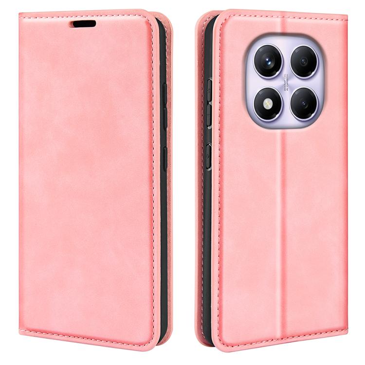Retro-skin Magnetic Suction Leather Phone Case, For Xiaomi Redmi Note 14 Pro 4G, For Redmi Note 14 4G 163.25mm, For Xiaomi 15 Pro, For Xiaomi 15