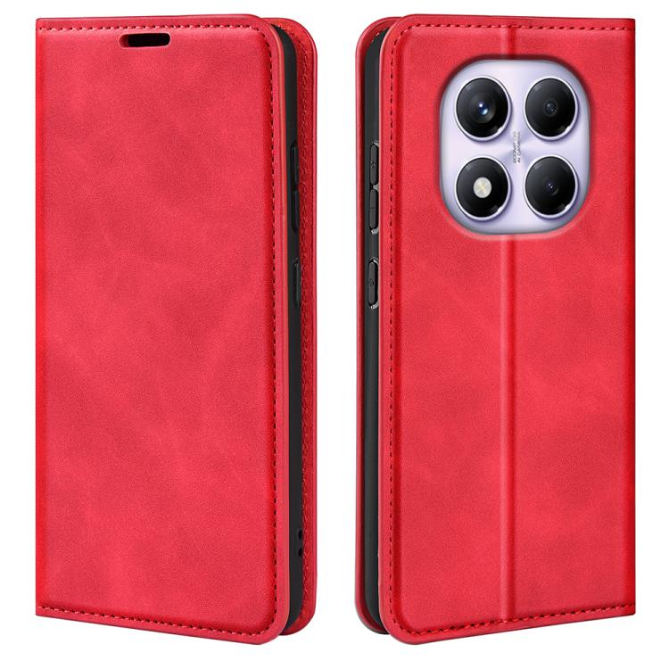 Retro-skin Magnetic Suction Leather Phone Case, For Xiaomi Redmi Note 14 Pro 4G, For Redmi Note 14 4G 163.25mm, For Xiaomi 15 Pro, For Xiaomi 15