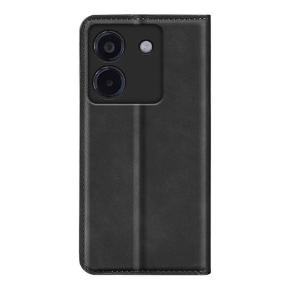 Retro-skin Magnetic Suction Leather Phone Case, For Xiaomi Poco M7 Pro 5G, For Xiaomi Redmi Note 14 Pro 4G, For Redmi Note 14 4G 163.25mm, For Xiaomi 15 Pro