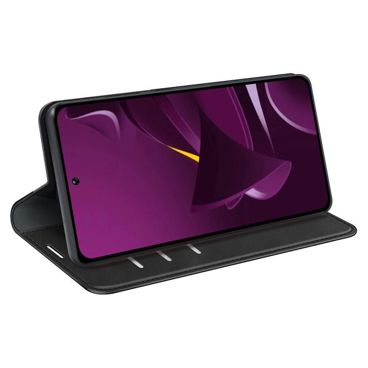 Retro-skin Magnetic Suction Leather Phone Case, For Xiaomi Poco M7 Pro 5G, For Xiaomi Redmi Note 14 Pro 4G, For Redmi Note 14 4G 163.25mm, For Xiaomi 15 Pro