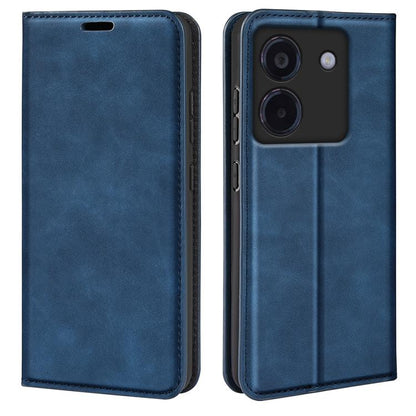 Retro-skin Magnetic Suction Leather Phone Case