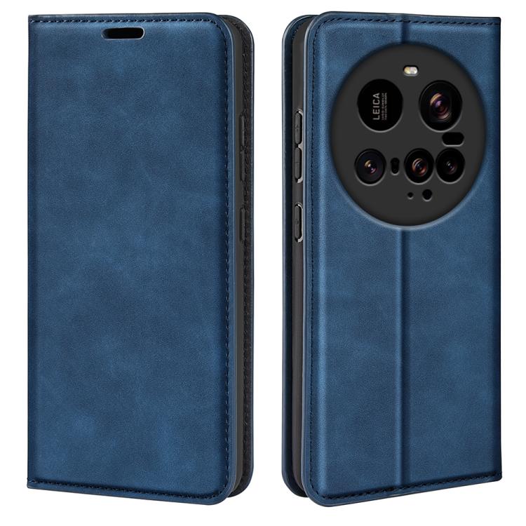 Retro-skin Magnetic Suction Leather Phone Case