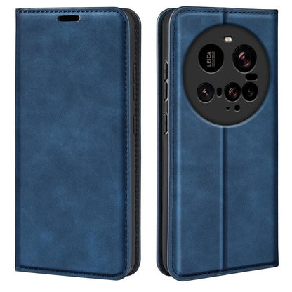 Retro-skin Magnetic Suction Leather Phone Case