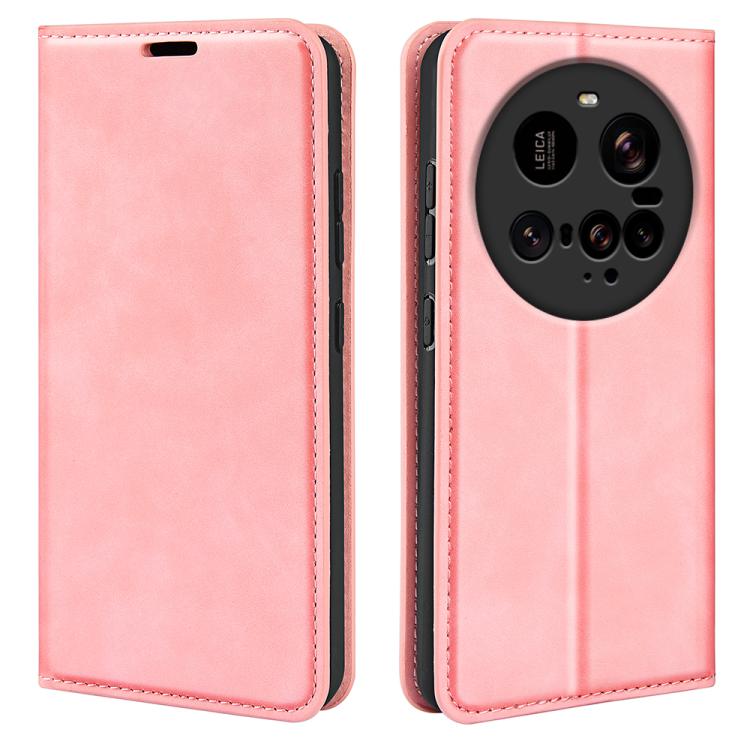 Retro-skin Magnetic Suction Leather Phone Case