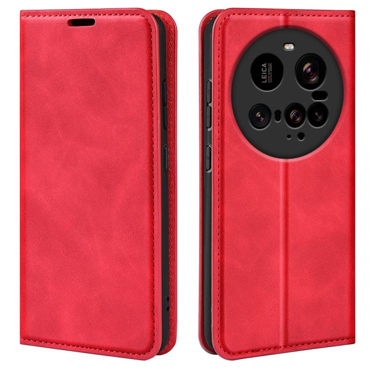Retro-skin Magnetic Suction Leather Phone Case