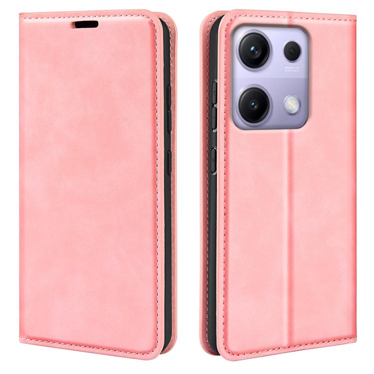 Retro-skin Magnetic Suction Leather Phone Case, For Redmi A5 4G 173.3mm, For Redmi Note 14S 4G, For Redmi Note 14 4G 164.84mm, For Xiaomi 15 Ultra