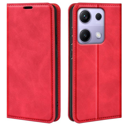 Retro-skin Magnetic Suction Leather Phone Case