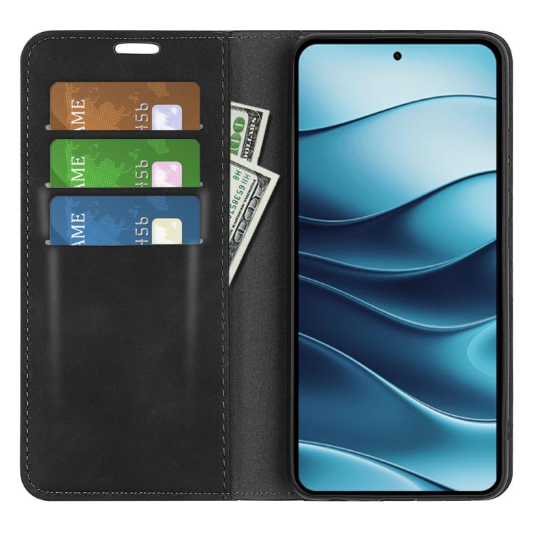 Retro-skin Magnetic Suction Leather Phone Case, For Redmi Note 14 4G 164.84mm, For Xiaomi 15 Ultra, For Xiaomi Poco X7 Pro, For Xiaomi Poco M7 Pro 5G