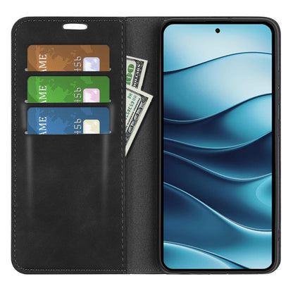 Retro-skin Magnetic Suction Leather Phone Case, For Redmi Note 14 4G 164.84mm, For Xiaomi 15 Ultra, For Xiaomi Poco X7 Pro, For Xiaomi Poco M7 Pro 5G