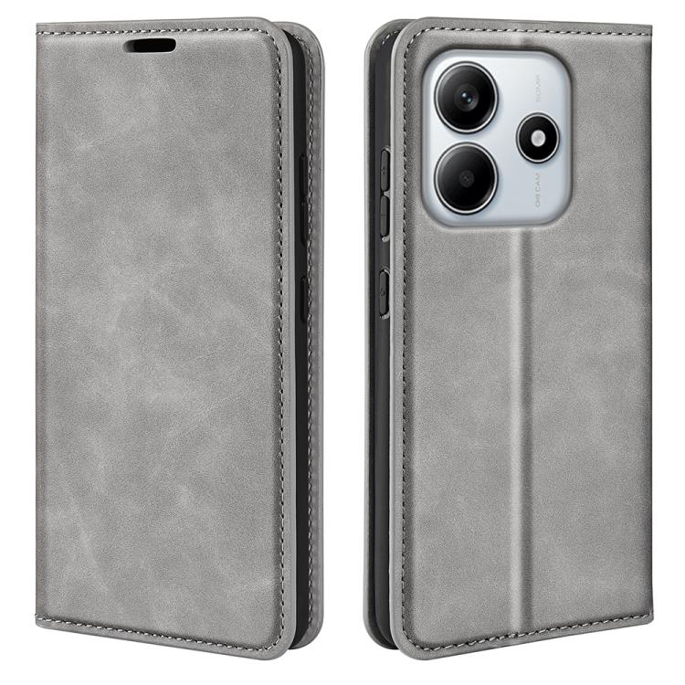 Retro-skin Magnetic Suction Leather Phone Case, For Redmi A5 4G 173.3mm, For Redmi Note 14S 4G, For Redmi Note 14 4G 164.84mm, For Xiaomi 15 Ultra