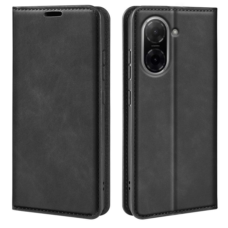 Retro-skin Magnetic Suction Leather Phone Case