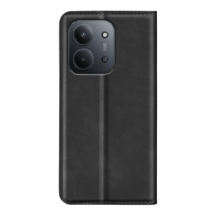 Retro-skin Magnetic Suction Leather Phone Case