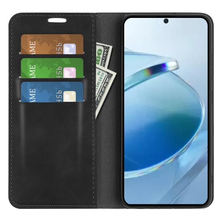 Retro-skin Magnetic Suction Leather Phone Case