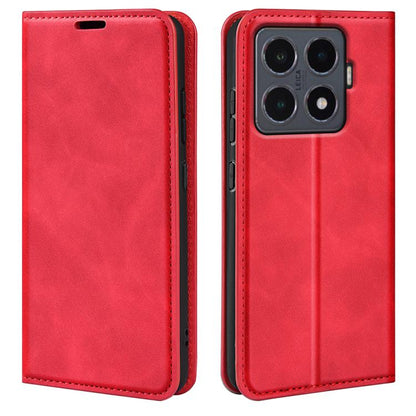 Retro-skin Magnetic Suction Leather Phone Case