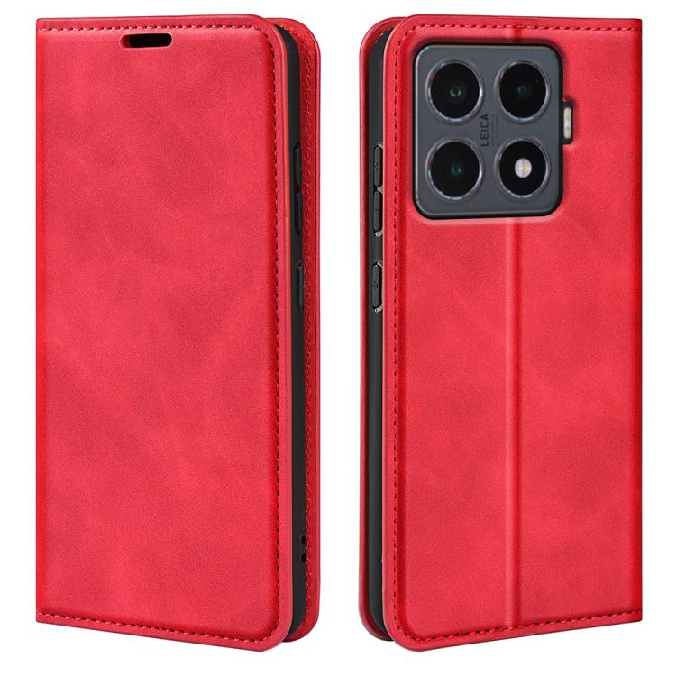 Retro-skin Magnetic Suction Leather Phone Case, For Xiaomi 17, For Redmi 15C 5G / 4G EU 173mm, For Xiaomi 15T Pro, For Xiaomi 15T