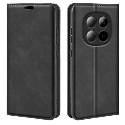Retro-skin Magnetic Suction Leather Phone Case