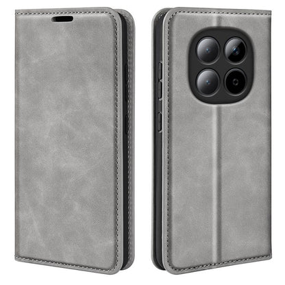 Retro-skin Magnetic Suction Leather Phone Case, For Xiaomi Redmi Note 13 Pro 5G, For Xiaomi Redmi K70, For Xiaomi 13T, For Redmi Note 15 Pro+ Global 163.3mm