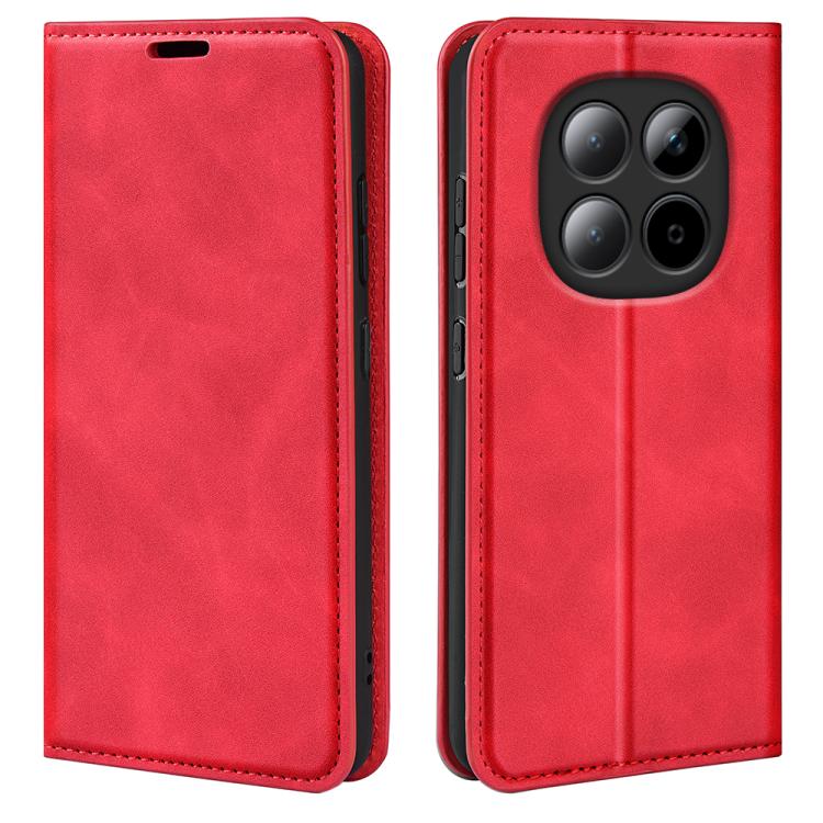 Retro-skin Magnetic Suction Leather Phone Case