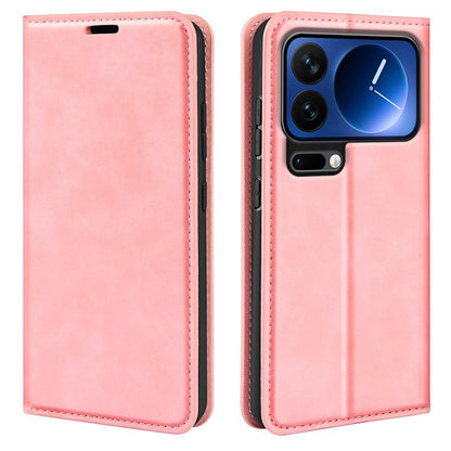 Retro-skin Magnetic Suction Leather Phone Case