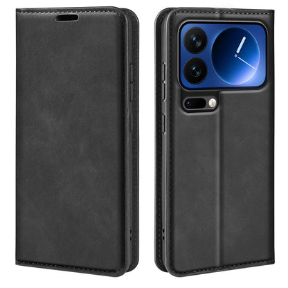 Retro-skin Magnetic Suction Leather Phone Case