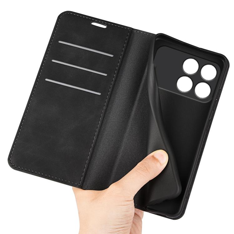 Retro-skin Magnetic Suction Leather Phone Case, For Xiaomi Poco F8 Pro 5G, For Xiaomi 17 Pro Max, For Redmi Note 15 Pro Global 163.6mm, For Xiaomi 17 Pro