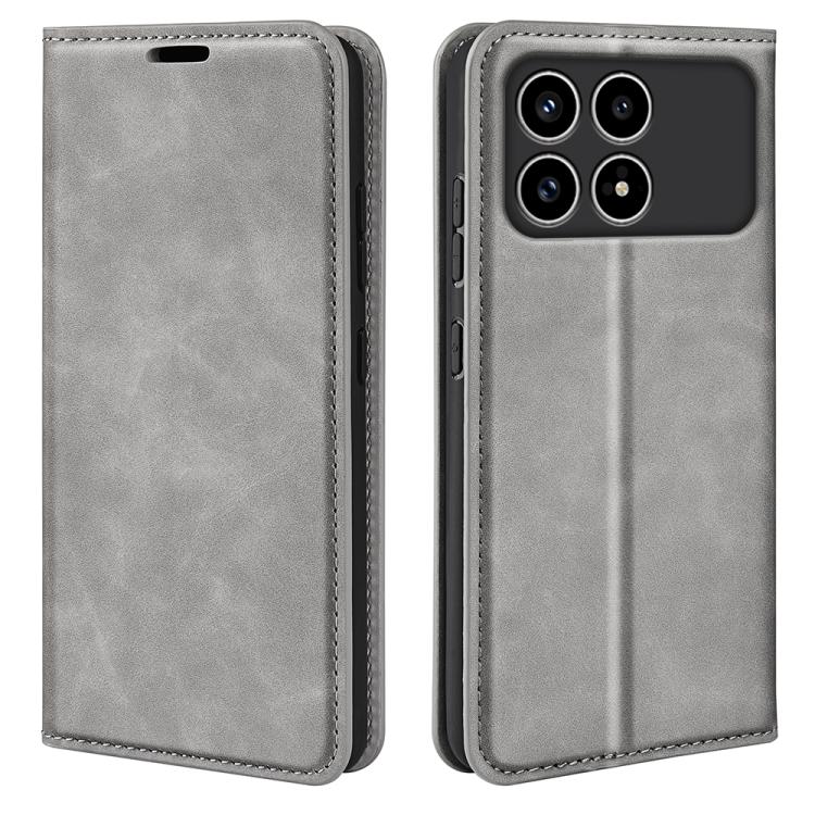 Retro-skin Magnetic Suction Leather Phone Case, For Xiaomi Poco F8 Pro 5G, For Xiaomi 17 Pro Max, For Redmi Note 15 Pro Global 163.6mm, For Xiaomi 17 Pro