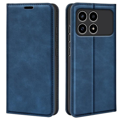 Retro-skin Magnetic Suction Leather Phone Case, For Xiaomi Poco F8 Pro 5G, For Xiaomi 17 Pro Max, For Redmi Note 15 Pro Global 163.6mm, For Xiaomi 17 Pro