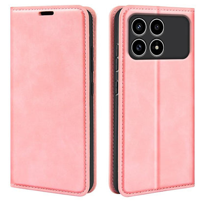 Retro-skin Magnetic Suction Leather Phone Case, For Xiaomi Poco F8 Pro 5G, For Xiaomi 17 Pro Max, For Redmi Note 15 Pro Global 163.6mm, For Xiaomi 17 Pro